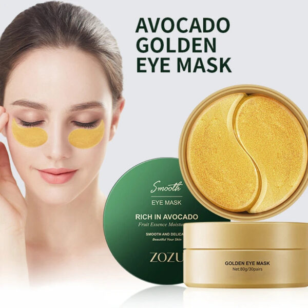 Golden Avocado Eye Mask: Banish Dark Circles, Wrinkles