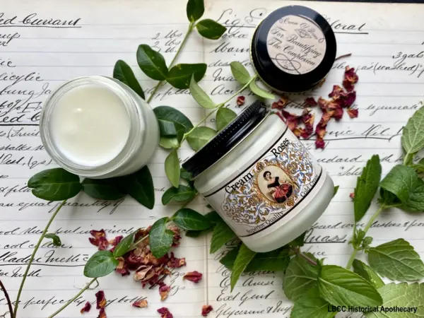 1822 Cream of Roses ~ Rose Cold Cream ~ Historical Skin Care ~ Face Cream ~ Makeup Remover ~ Self Care - Image 2